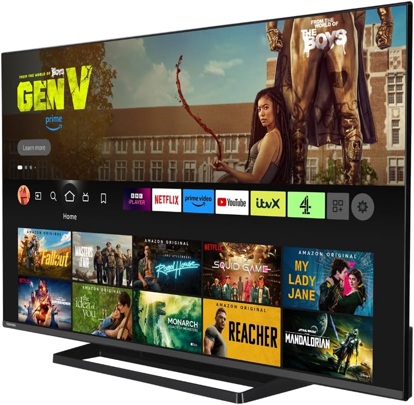 Toshiba UF3F 50 Inch Fire 4K HDR TV, TRU Picture Engine