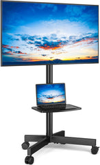 Mobile TV Stand on wheels for 27-60 Inch TVs,