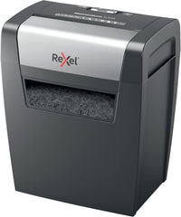 Rexel Momentum X308 Cross Cut Paper Shredder, Shreds 9-8 Sheets (70-80 gsm), 15 Litre Bin, Heavy Duty, Black, 2104570
