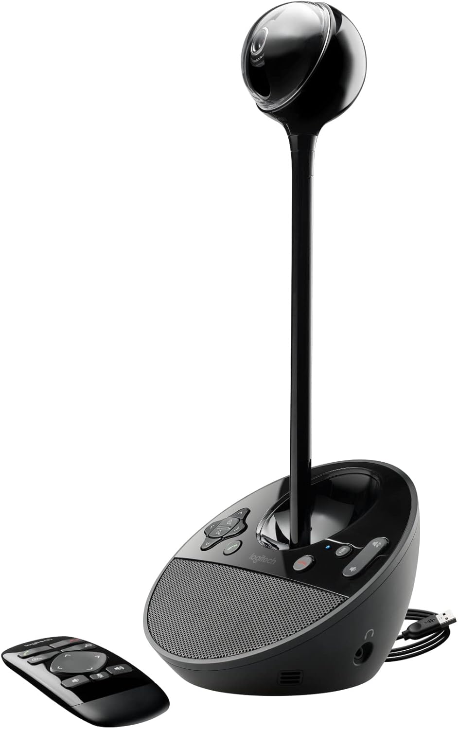 Logitech BCC950 Desktop Video Conferencing Solution, Full HD 1080p video calling, Hi-Definition Webcam, Speakerphone with Noise-Reducing Mic, For Skype, WebEx, Zoom PC/Mac/Laptop/Macbook - Black