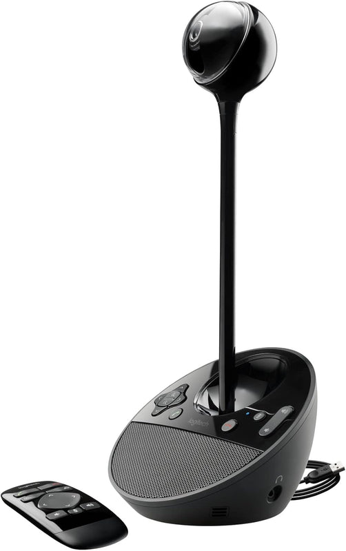 Logitech BCC950 Desktop Video Conferencing Solution, Full HD 1080p video calling, Hi-Definition Webcam, Speakerphone with Noise-Reducing Mic, For Skype, WebEx, Zoom PC/Mac/Laptop/Macbook - Black