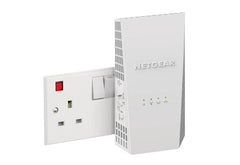 Netgear EX6410 IEEE 802.11ac 1.86 Gbit/s Wireless Range Extender - 2.40 GHz, 5 GHz - 1 x Network (RJ-45) - Wall Mountable