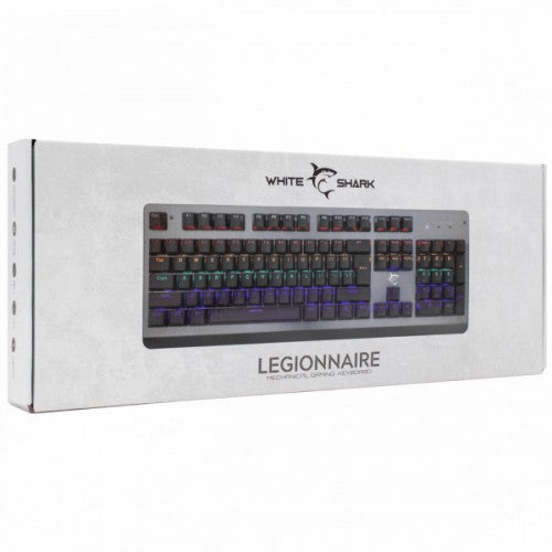 SHARK MECHANICAL KEYBOARD GK-1926 LEGIONNAIRE METAL US