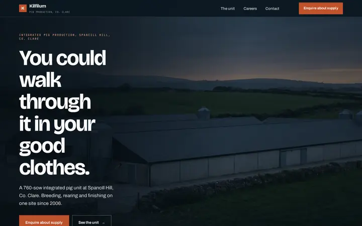 The Kilfilum Ltd website
