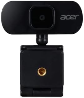 Acer FHD Webcam (2 Megapixel, 30 FPS, Integrated Mic, Compatible with Win, Linux, Mac and Android) Black