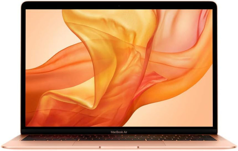 2019 Renewed Apple MacBook Air with 1.6GHz Intel Core i5 (13-inch, 8GB RAM, 128GB SSD Storage) (QWERTY English) Gold