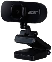 Acer FHD Webcam (2 Megapixel, 30 FPS, Integrated Mic, Compatible with Win, Linux, Mac and Android) Black